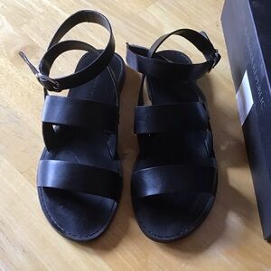 Banana Republic Black Leather Sandals